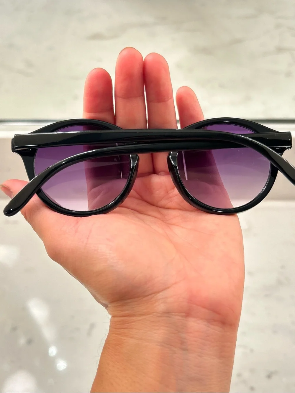 Black Round Prescription Sunglasses Gradient Lenses Target Frames